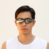 Adventure - Óculos de Sol para Pesca Corrida Ciclismo e Beach Tennis