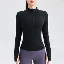 Jaqueta Fitness Gola Média – Tecido Respirável, Conforto e Design Moderno, Ideal para Atividades Físicas