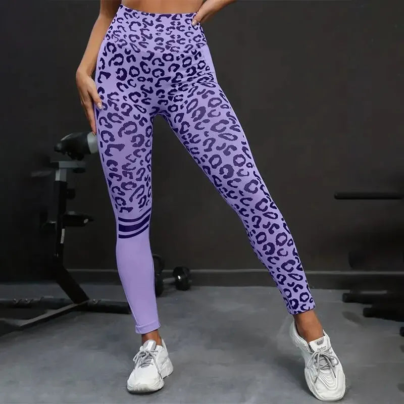 Zen Fit Estampa Leopard – Cintura Alta, Efeito Empina Bumbum, Compressão e Zero Transparência