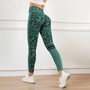 Zen Fit Estampa Leopard – Cintura Alta, Efeito Empina Bumbum, Compressão e Zero Transparência