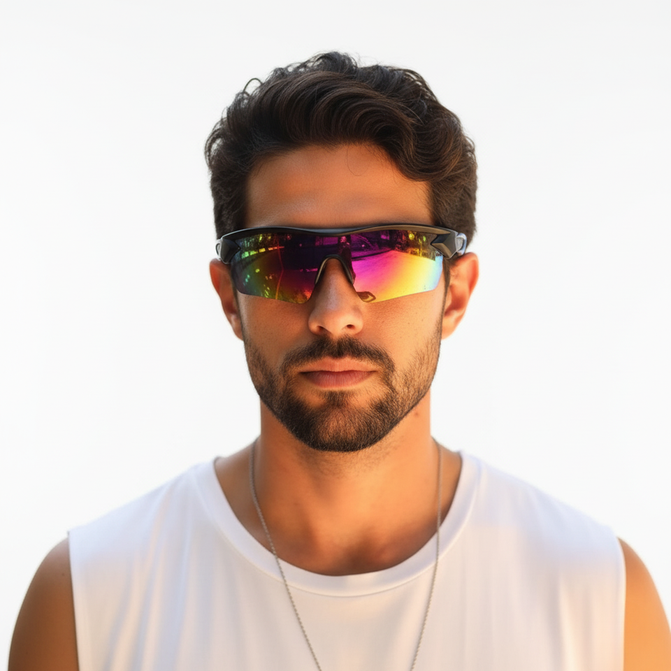 Brave - Óculos de Sol para Pesca Corrida Ciclismo e Beach Tennis